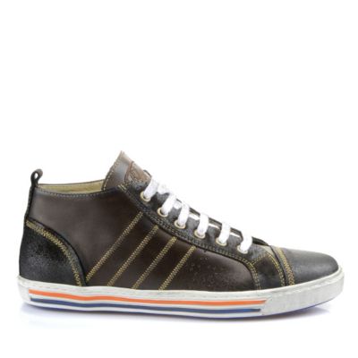 Buffalo Herren-Sneaker aus Leder in dunkelbraun