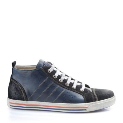 Buffalo Herren-Sneaker aus Leder in dunkelblau