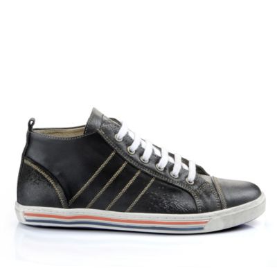 Buffalo Herren-Sneaker aus schwarzem Leder