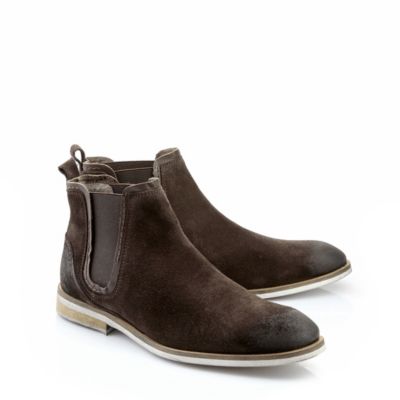 Buffalo Herren-Boot aus Veloursleder in dunkelbraun