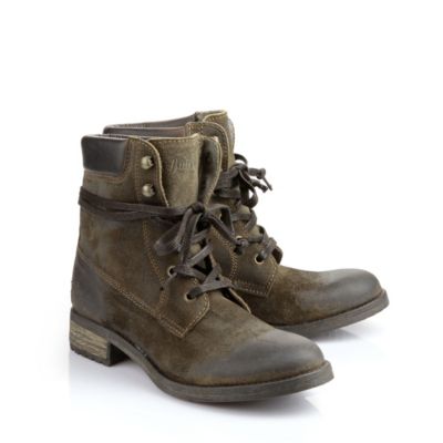 Buffalo Boots aus Veloursleder, leichte used-Optik
