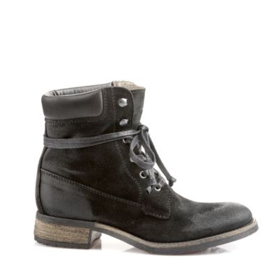 Buffalo Boot aus schwarzem Veloursleder