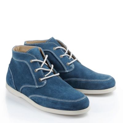 Buffalo Herren-Boot aus blauem Veloursleder