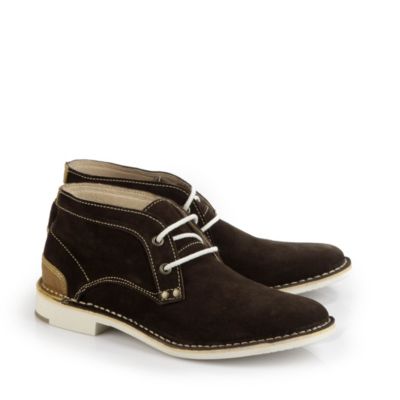 Buffalo Herren-Schn&uuml;rschuh aus Veloursleder in braun