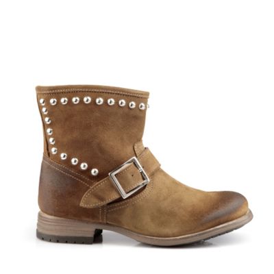 Buffalo Biker Boots aus Veloursleder