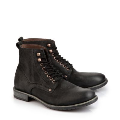 Buffalo Herren-Boot aus schwarzem Nubukleder