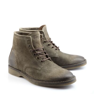 Buffalo Herren-Boots aus grauem Veloursleder
