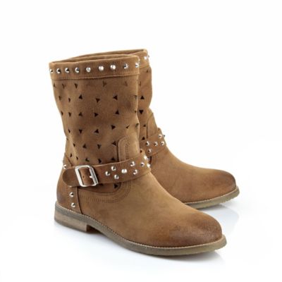 Buffalo Sommer Bootie aus Veloursleder
