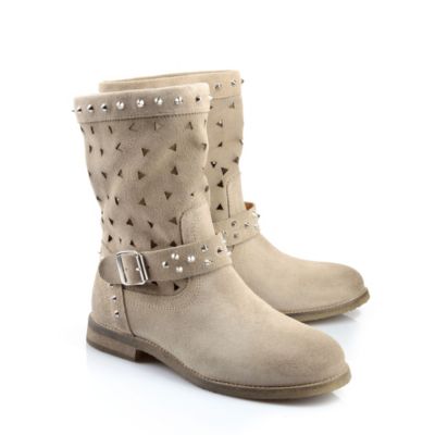 Buffalo Sommer Bootie aus Veloursleder