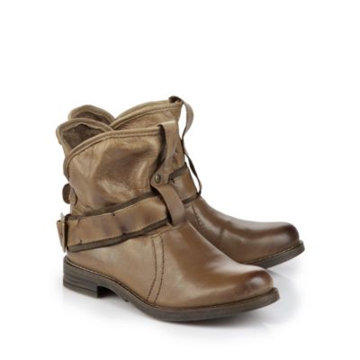 Buffalo Biker Boots in beige/braun