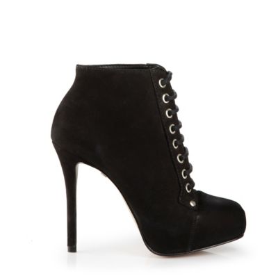 Buffalo Plateau-Stiefelette mit goldfarbenen &Ouml;sen
