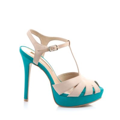 Buffalo Plateau-Sandalette aus Nubukleder